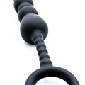 Black Silicone Anal Beads by Yoni